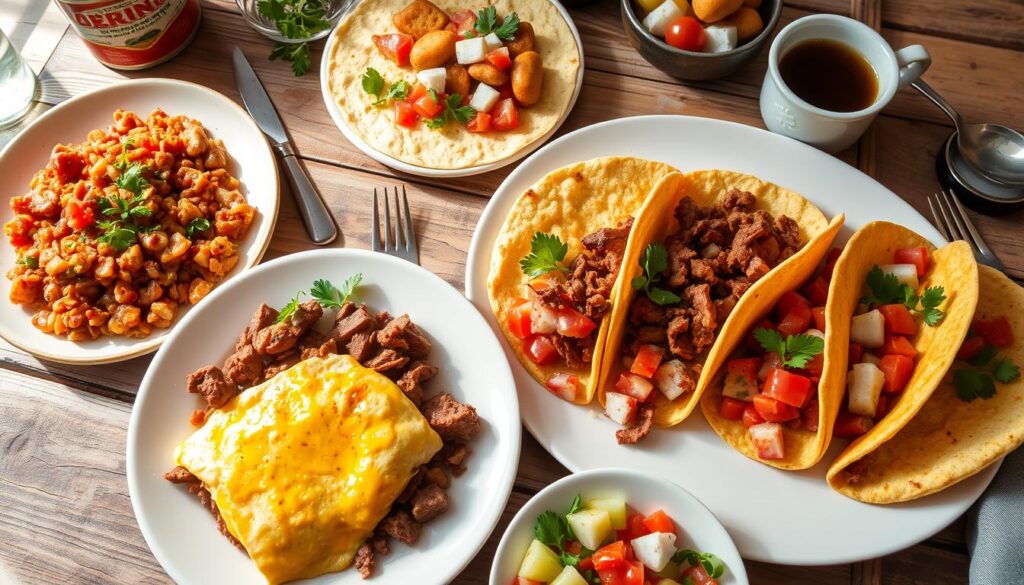 canned corn beef breakfast recipes with no potatoes​
