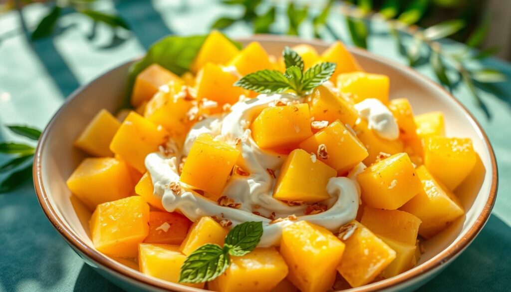 creamy mango salad