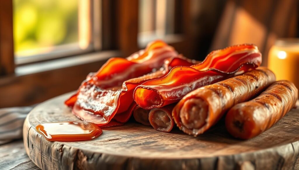 heritage pork bacon and sausage