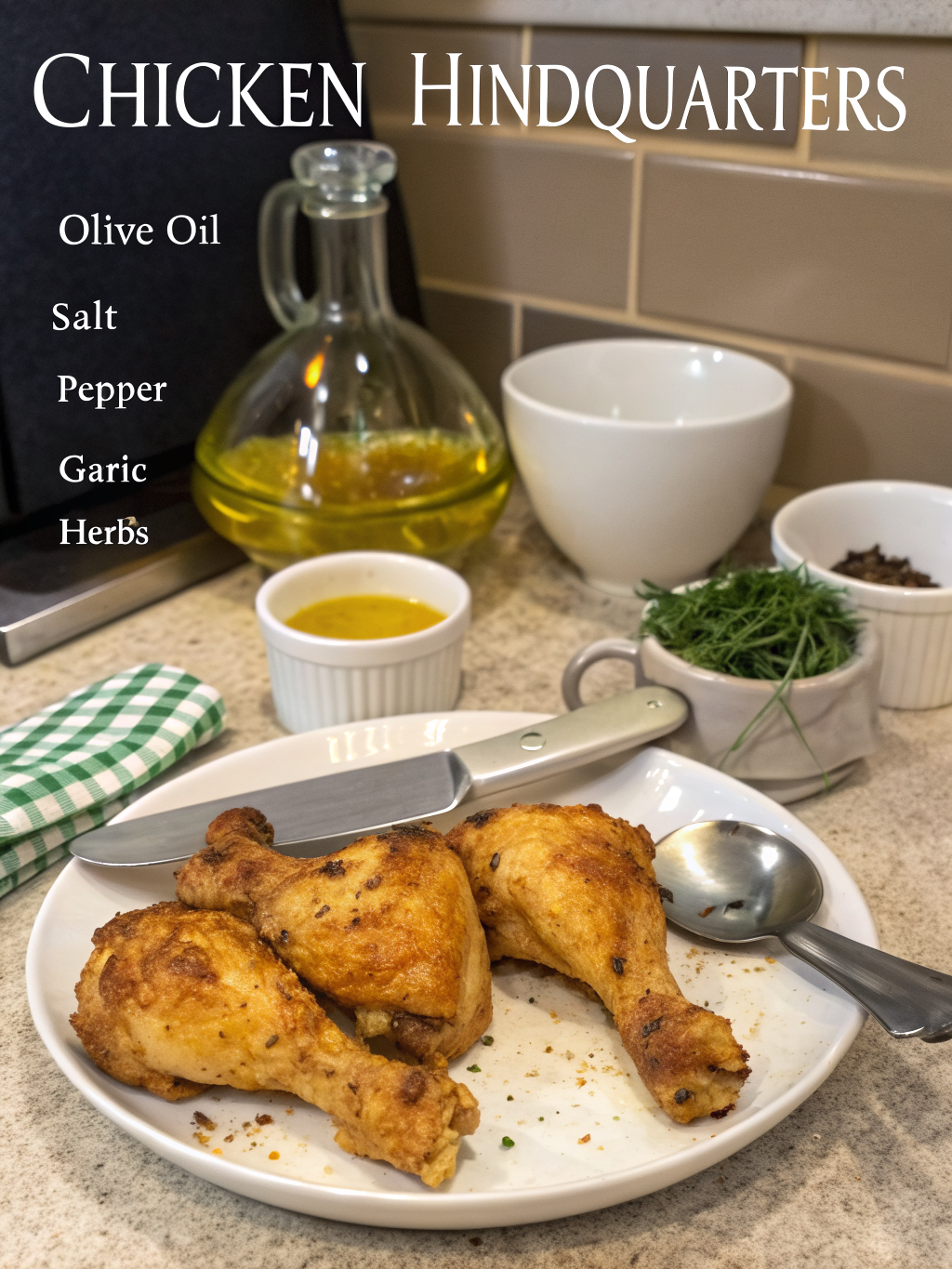 baked chicken hindquarters recipes ingredients