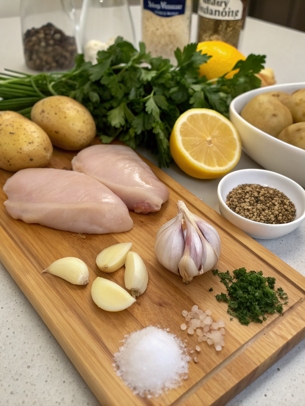 chicken and potato recipes ingredients