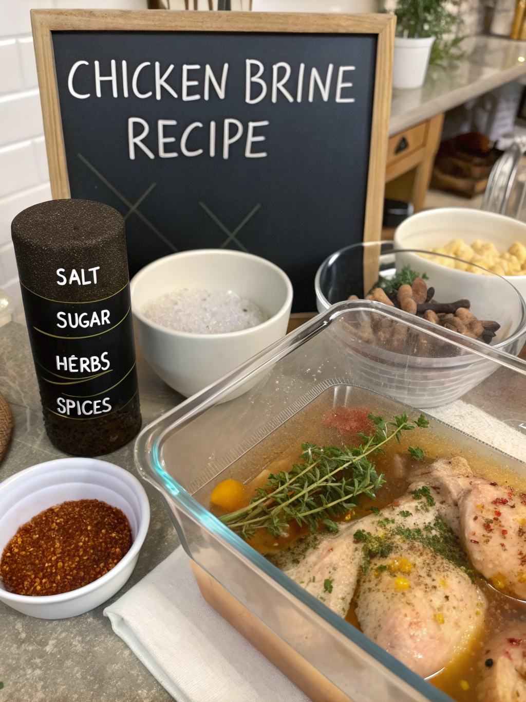 chicken brine recipe preparing steps